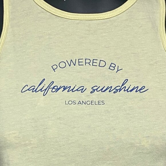 FABLETICS ALMA TANK LIGHT PEARL/CALI SUNSHINE TANK XXS - Picture 2 of 6